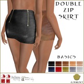 BM Double Zip Skirt Basics