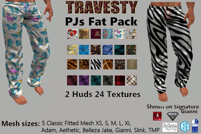 Travesty PJs Fat Pack