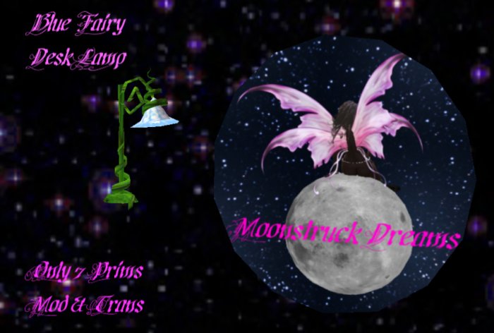 Blue Fairy Desk Lamp