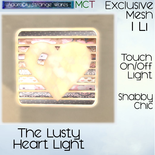~ASW~ The Lusty Heart Light - Shabby Chic