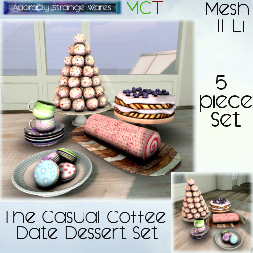 ~ASW~ The Casual Coffee Date Dessert Set