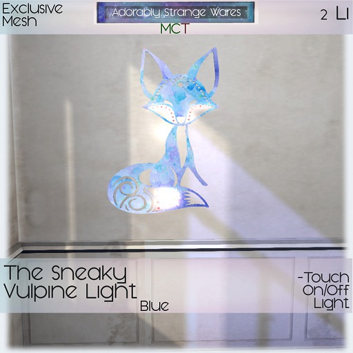 ~ASW~ The Sneaky Vulpine Light -Blue