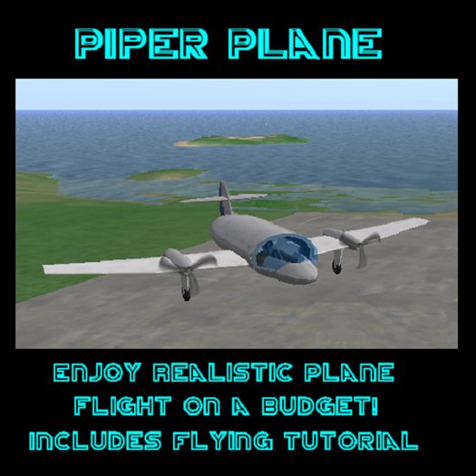 Piper Plane boxed
