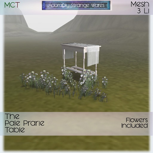 ~ASW~ The Pale Prarie Table