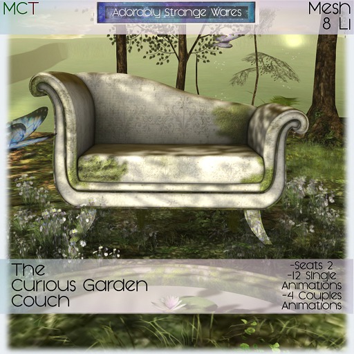~ASW~ The Curious Garden Couch