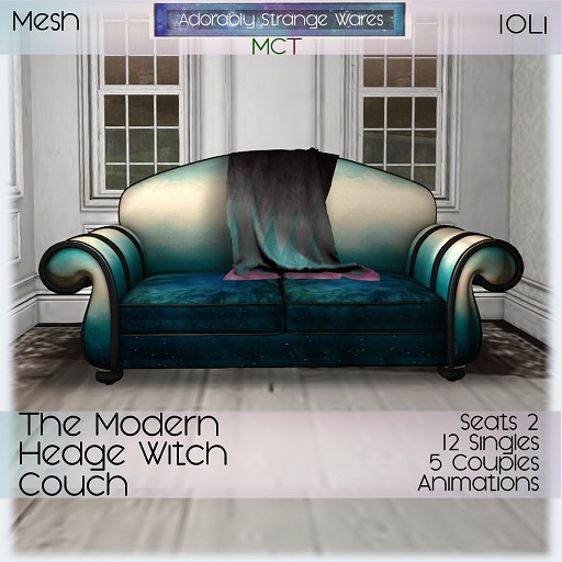~ASW~ The Modern Hedge Witch Couch