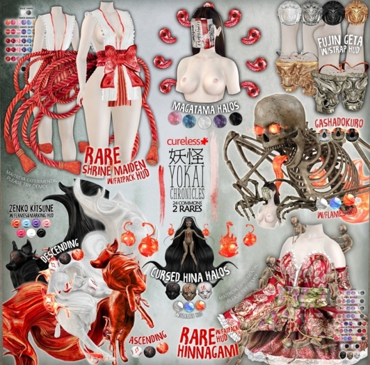 CURELESS[+] Yokai Chronicles / Shrine Maiden / RARE