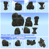 SR.store 100% mesh full perm Six impressive rocks