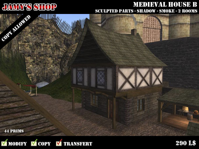 Wooden Medieval Watch Tower CP Mode Box