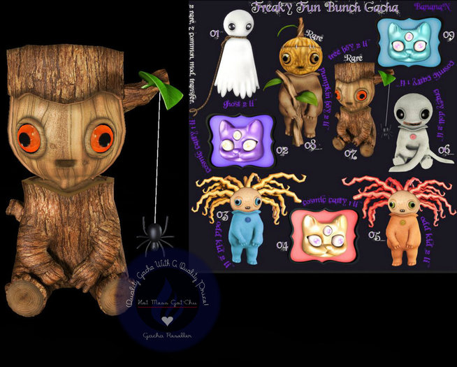 07 Freaky Fun Bunch - tree boy RARE - (BananaN)