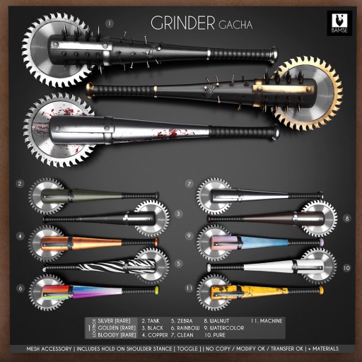 5. :BAMSE: Grinder - Zebra