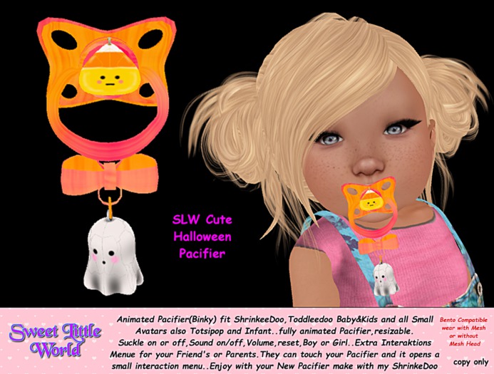SLW Cute Halloween Pacifier