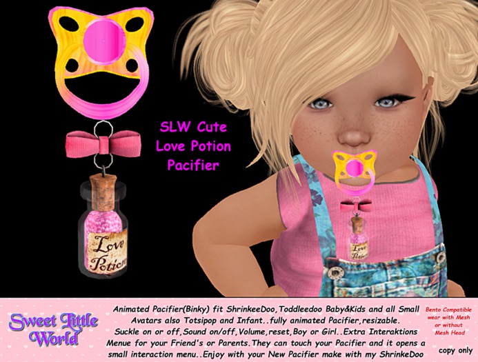 SLW Cute Love Potion Pacifier