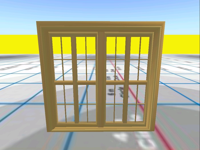 Sculpt Very modern window FULL PERM 