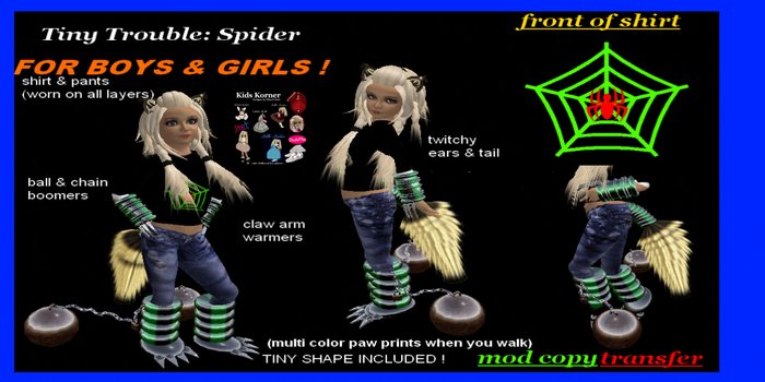 Tiny Trouble Spider