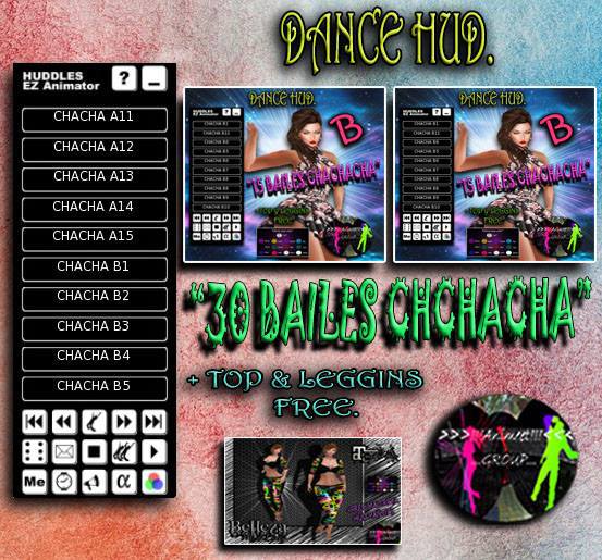 HUD DE 30 BAILES CHACHACHA (A,B) - >>>!!!ANIMEET GROUP!!!<<<