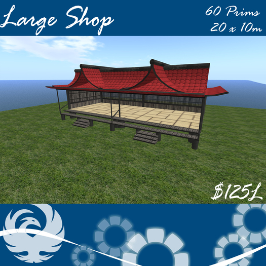 Large Shop Japanese Building by KID (Mod)(Trans)(Box)