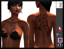 henna flower Custom M&C tattoo