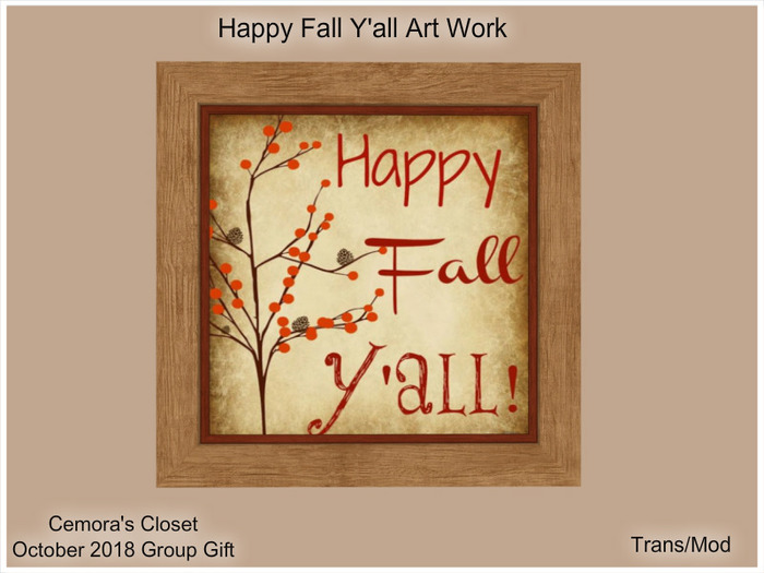 *CC* Happy Fall Y'all Art Work