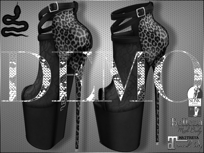 VIPER ~ Peep Toe Ankle Boots -DEMO-