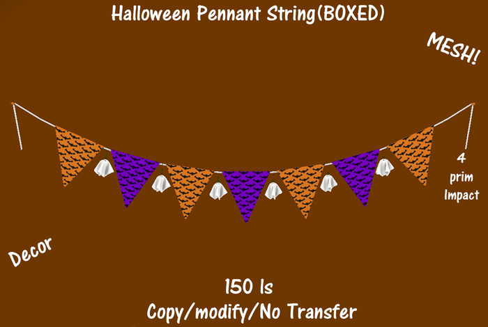 Halloween Pennant String(BOXED)