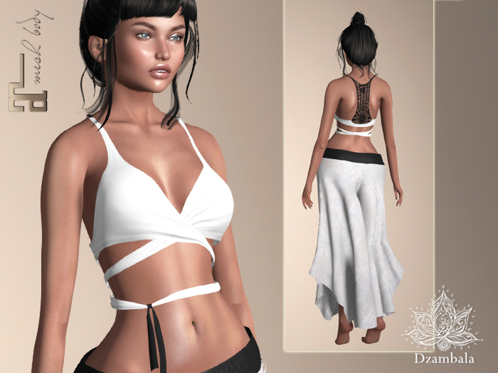 @Dzambala - Black & White Outfit "Zen" - Maitreya