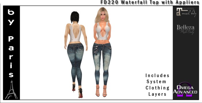 FD220 Waterfall Top with Appliers DEMO