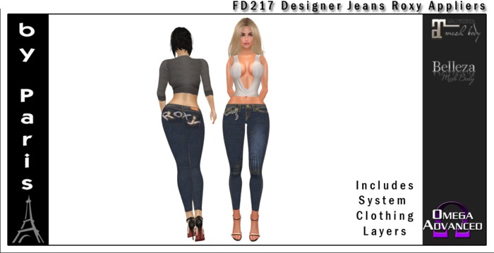 Designer Jeans Roxy Appliers DEMO