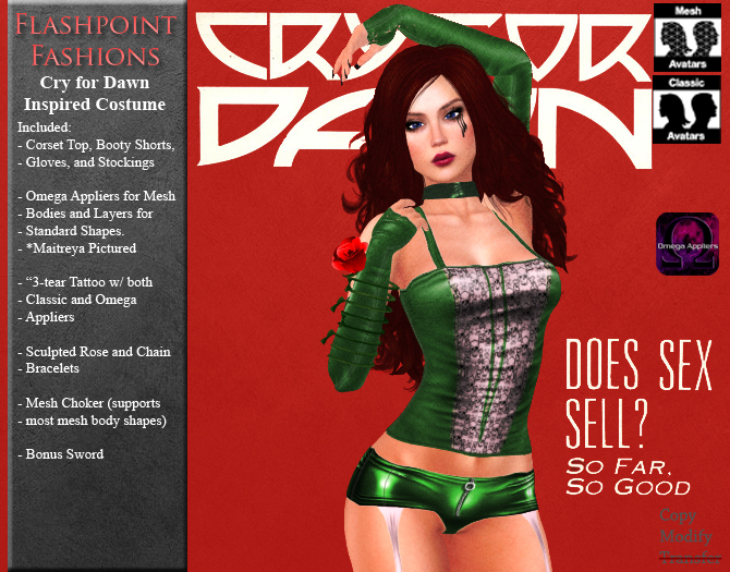 Cry for Dawn Comic Costume