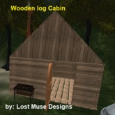 Lost Muse Designs Wooden Log Cabin Package*