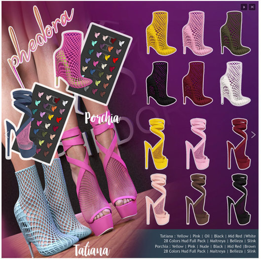 Phedora ~ Tatiana heels ~ Maitreya oil