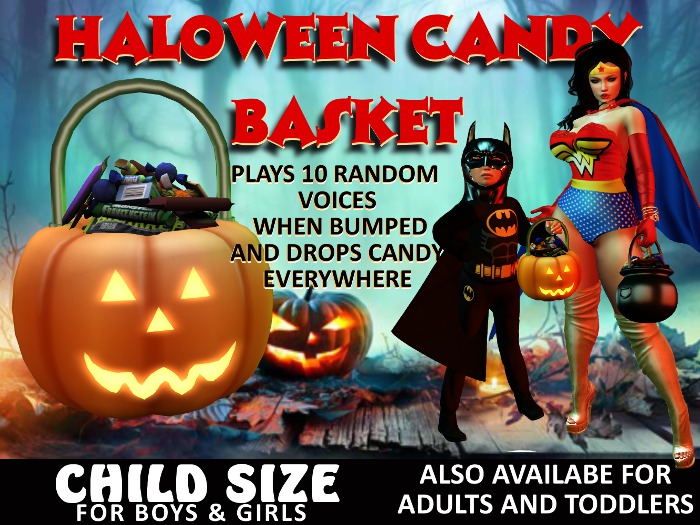 .:BABYLUSH:. Halloween Pumpkin Basket - KIDS
