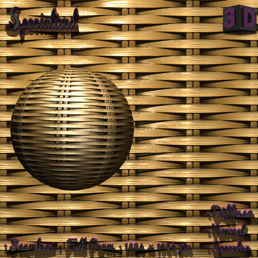 Second Life Marketplace - Specialized Textures Full Perms 3D Cane flat ...