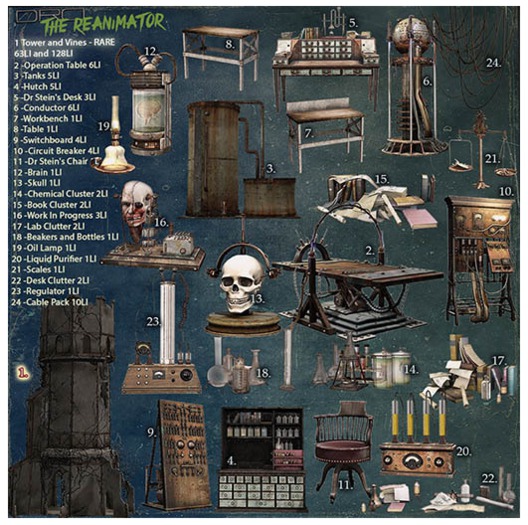 1 -DRD- The Reanimator - Tower and Vines - RARE