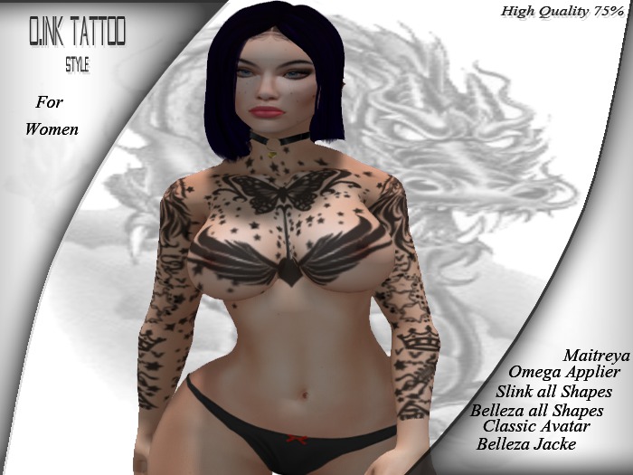 O.Ink Tattoo Butterfly