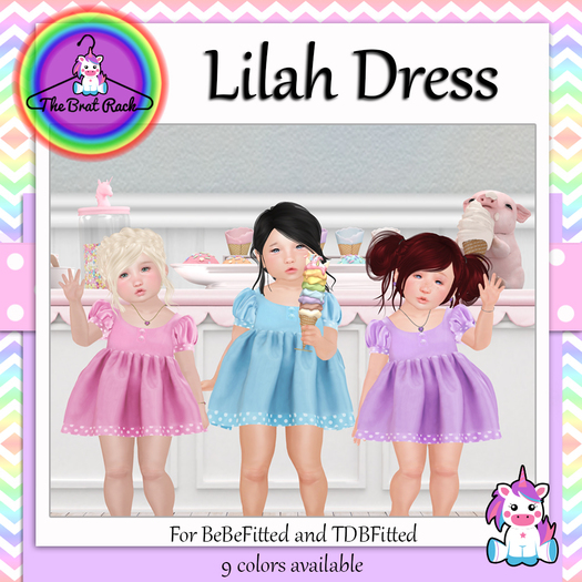 The Brat Rack - Lilah Dress Lilac