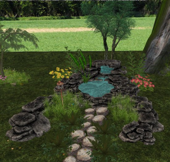 Whispering Frog Waterfall Pond