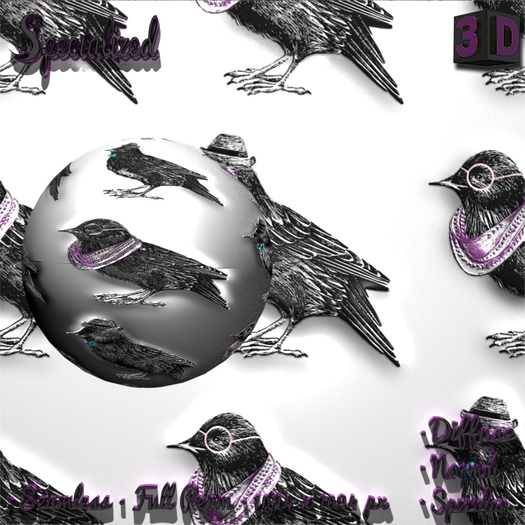 Specialized Textures Full Perms 3D starling
