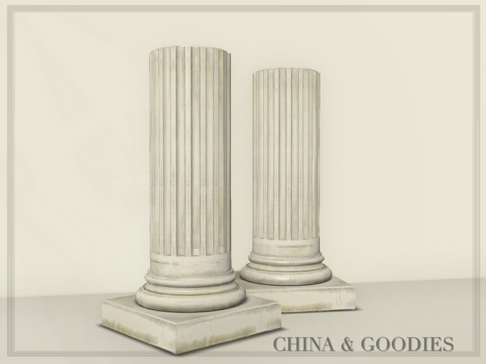 Pedestal en colonne -C&G-