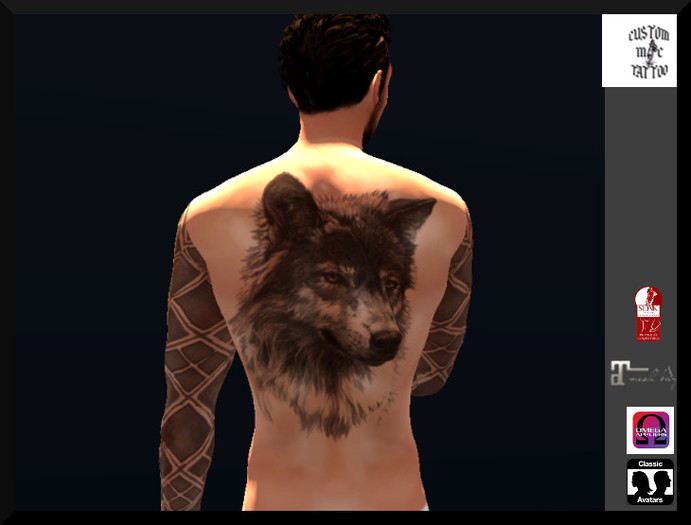 E wolf1 Custom M&C tattoo