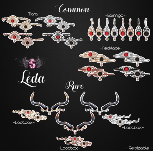 .::Supernatural::. Leda Earring Red-Copper