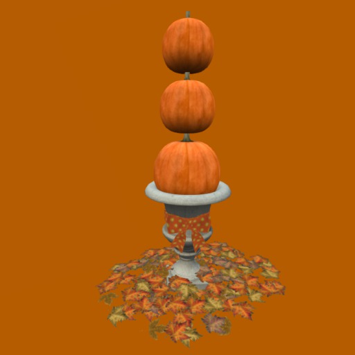 Pumpkin Topiary, 4 Li , Bagged
