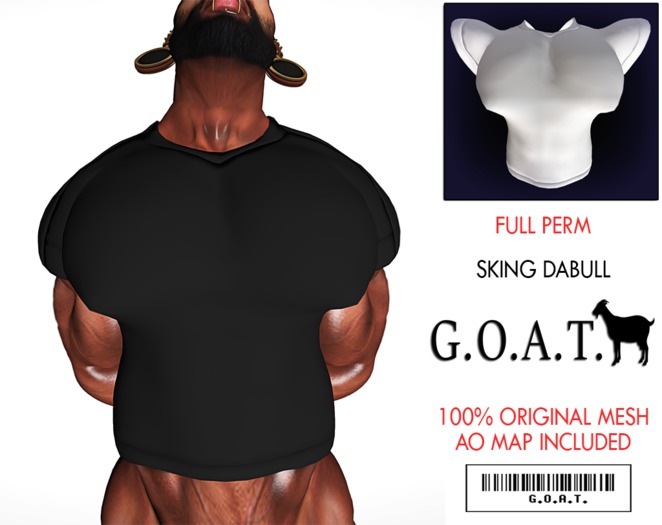 G.O.A.T. DaBull Tee Full Perm