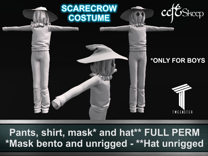 Skeep - Tweenster Scarecrow Costume