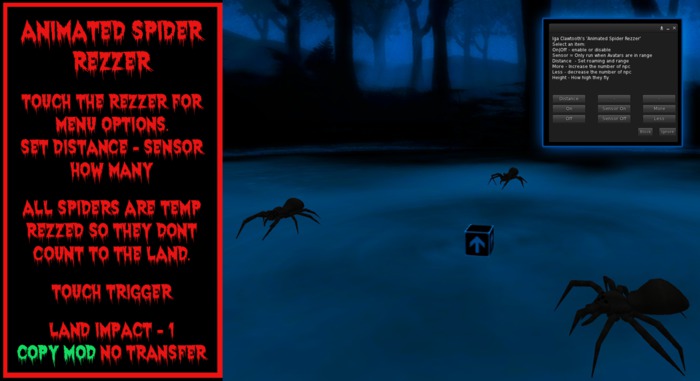 Animated Spider Rezzer