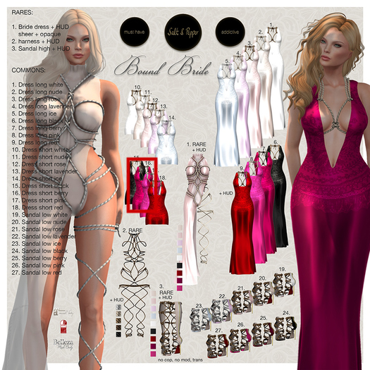 S&P bound bride - dress short - Lara - berry (rez to unpack)