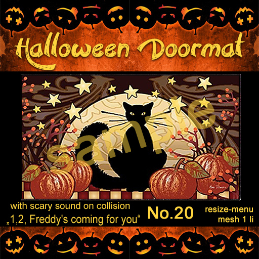 Halloween Doormat 20 with Halloween Sound (resize-menu))