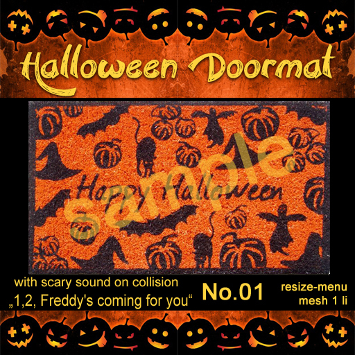Halloween Doormat 01 with Halloween Sound (resize-menu))