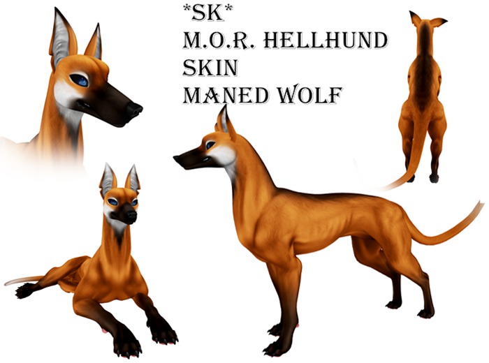 *SK* M.O.R. Hellhund skin mod Maned wolf
