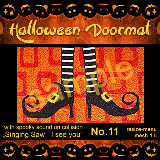 Halloween Doormat 11 with Halloween Sound  (resize-menu))